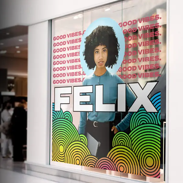 Adhesivos para ventanas impresos