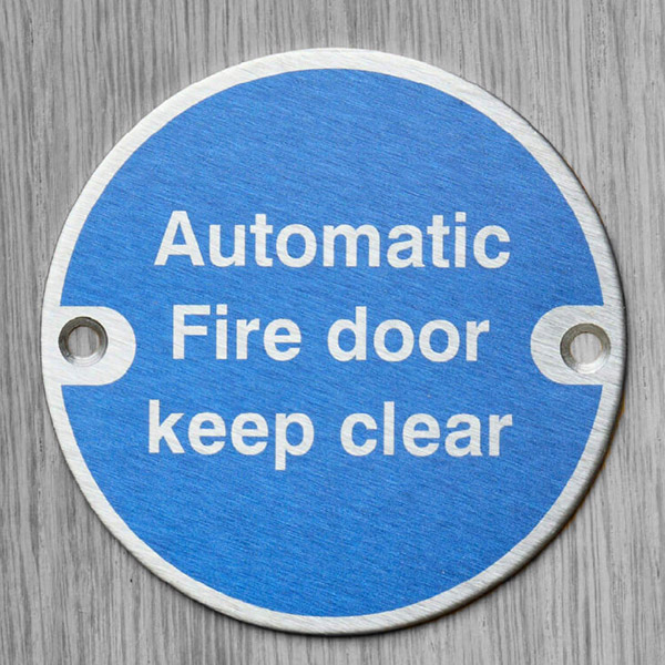 Señalización de acero inoxidable