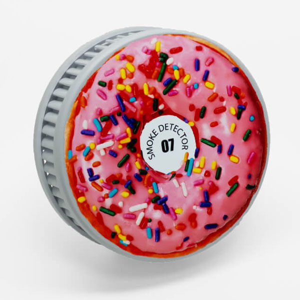 Decoración de alarmas de incendio