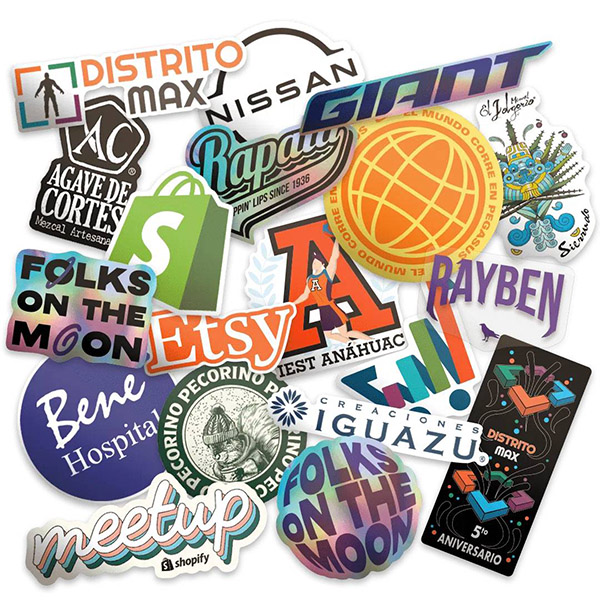 Stickers de logotipos